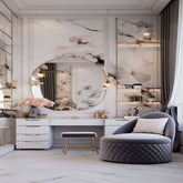 Trueliving White Drawer Dresser Table H 71 x W 23 x D 15